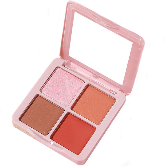 La Meila Mehrfarbige Lidschattenpalette 4 Farben Schimmer & Matt 32g #2