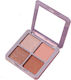 La Meila Mehrfarbige Lidschattenpalette 4 Farben Schimmer & Matt 32g #3