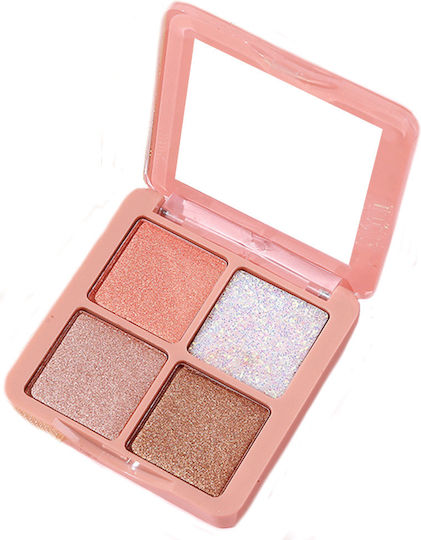 La Meila Παλέτα 4 Χρωμάτων Shimmer & Matte 32g #1