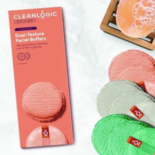Cleanlogic Bad Körper Dual-Textur Gesichtspeeling Set Für Empfindliche Haut 9 Verschiedene Farben