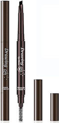 Sr Augenbrauen-Make-up Bleistift Bürste Drehbare Verpackung 0.3g By La Meila 1#Schwarz Sr Augenbrauen-Make-up Bleistift Bürste Drehbare Verpackung 0.3g By La Meila 1#Schwarz