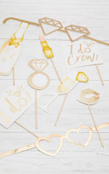 Σετ Χρυσό I Do Crew Bride To Be Accessories