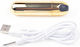 10 Speeds Golden Color Usb Recharging Vibrating Bullet