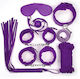 Jucării Sexy pentru Adulți din Piele Violet pentru Bondage