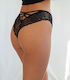 Slip Brazilian Lace Modern Ocean Black