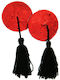 Red Heart Tassel Adhesive Nipple Cover