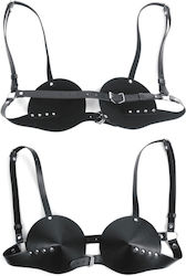 Sutien Sexy Din Piele Neagră