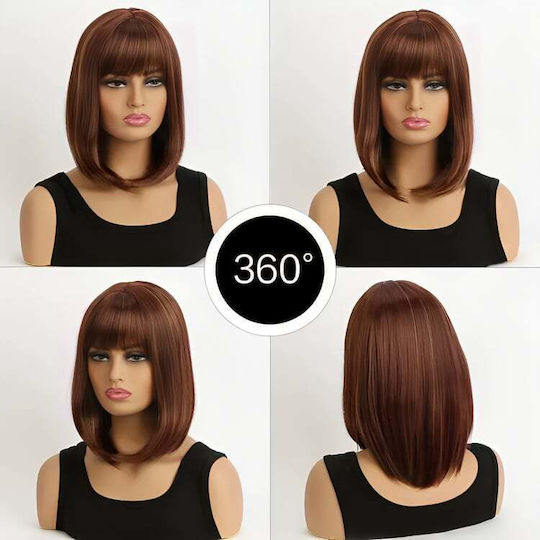 Αποκριάτικη Περούκα Καρέ Get-myho-wig-010a-oem