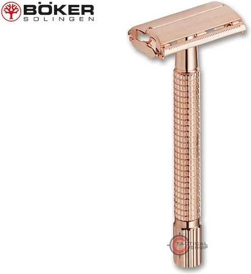 Aparat de Ras Mare Rose Gold de Siguranță Fluture Boker Solingen