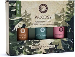 Aromatherapy Gift Set Woodsy Pure Essential Oil Σετ 3 Αιθέρια Έλαια 5ml Aromatherapy Gift Set Woodsy Pure Essential Oil Σετ 3 Αιθέρια Έλαια 5ml