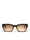 Bob Sdrunk Men's Sunglasses with Black Plastic Frame and Black Gradient Polarized Lens 418322