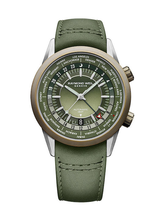 Raymond Weil Freelancer Мъжки часовници Гмт Световен Таймер 2765-sbc-52001
