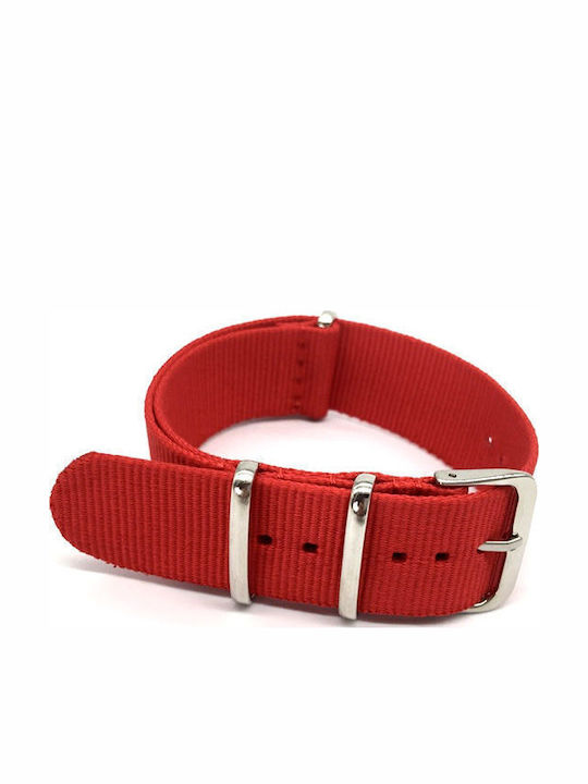 Nato Strap N2 Red 22mm
