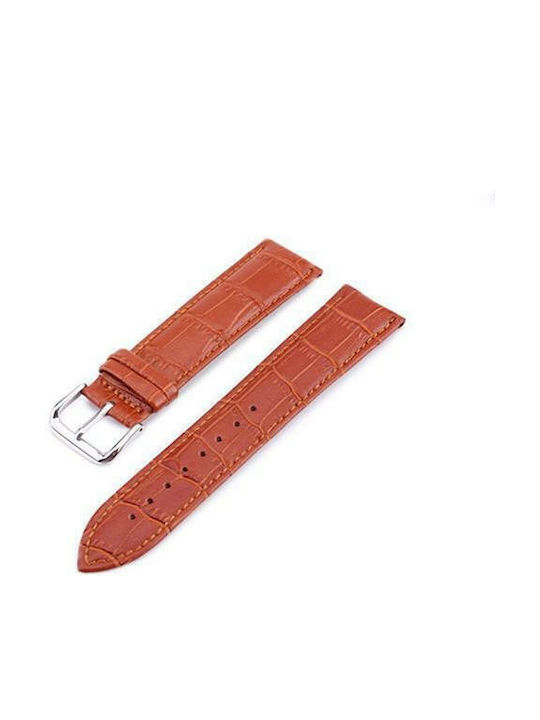 Uhrenarmband Lederriemen Tabac Braun 18mm