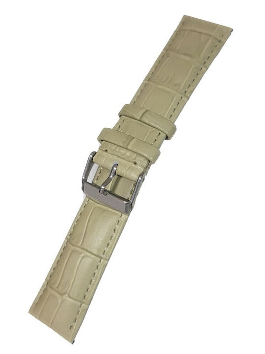 Leather Strap A-140bz 16mm Beige