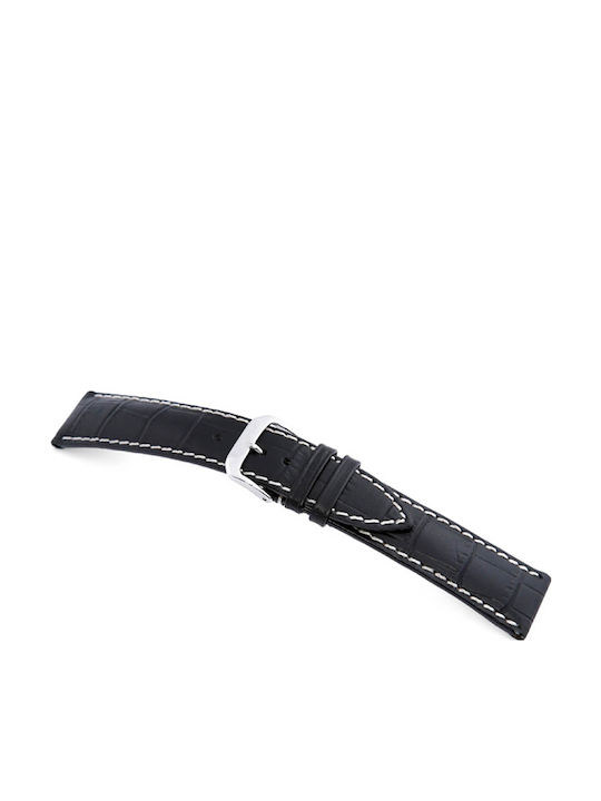 Rios 1931 New Orleans Leather Strap Black 22mm