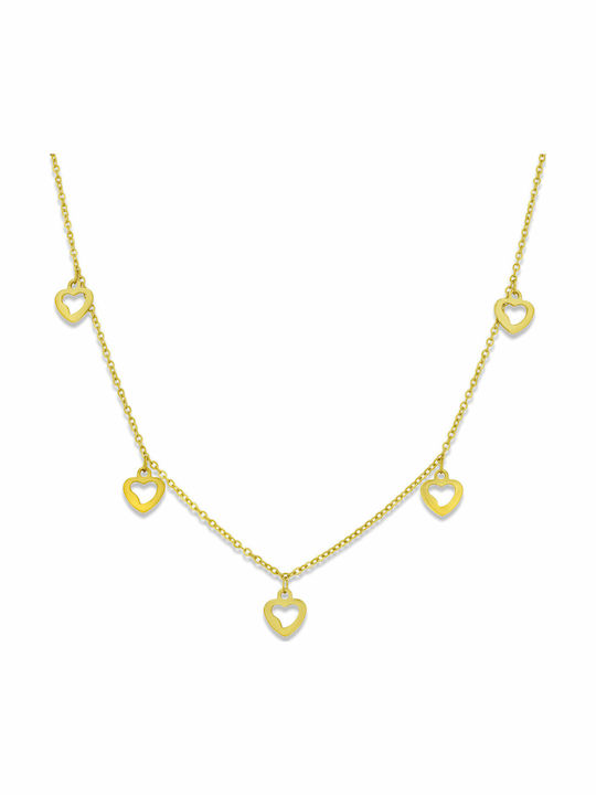 Serpiente Chain Gold 9mm Αλυσίδα Λαιμού Ανοξείδωτο Ατσάλι 316l 60 Cm