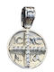 K9 White Gold Constantine Double-Sided Necklace