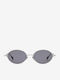 Projekt Produkt Men's Sunglasses with Silver Metal Frame and Silver Mirror Lens 498726