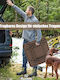 Sitting Room Outdoor Foldable Rattan Table Brown 60x60x72cm