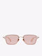 Projekt Produkt Men's Sunglasses with Rose Gold Metal Frame and Pink Lens 498689