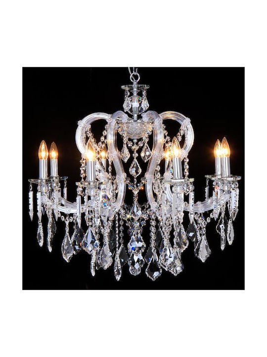 Eurolamp Chandelier with Crystals Transparent 757-12037