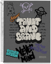 Miquelrius Spiral Notebook Ruled 120 Sheets 4 S...
