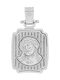 Unisex Pendant Vitopoulos White Gold 14K