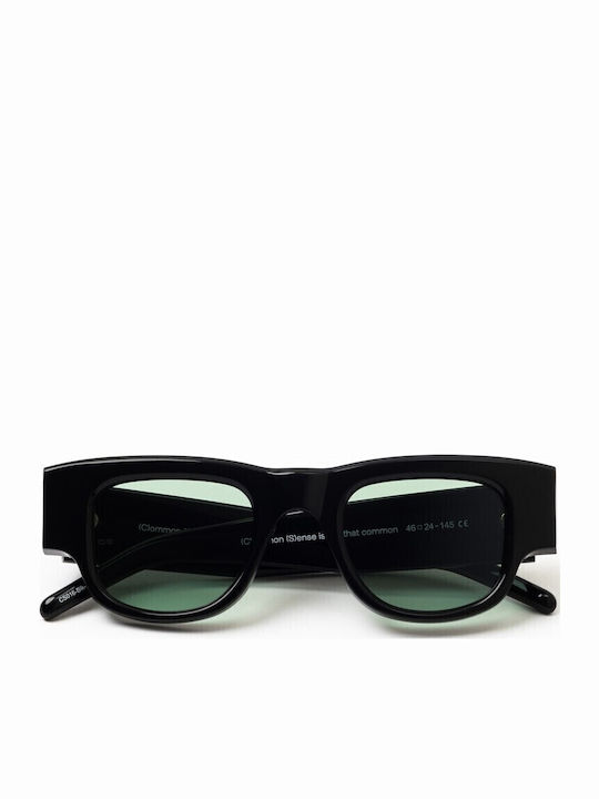 Common Sense Men's Sunglasses with Black Plastic Frame and Black Lens 467970