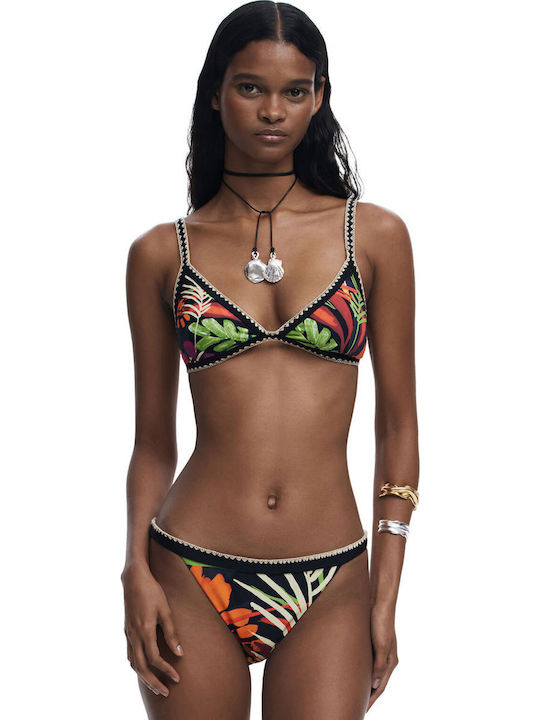 Desigual Belice Bikini Inferioare Slip Negru