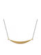 Gold Plated Silver Bar Necklace