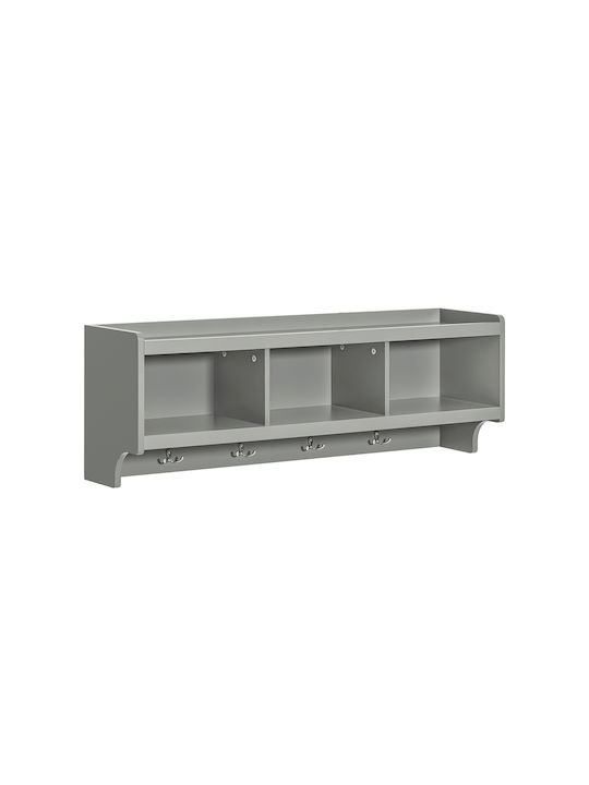 Eingangsmöbel mit Garderobe Grey 100x35x24.7cm