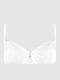 Bra without Padding Underwire White