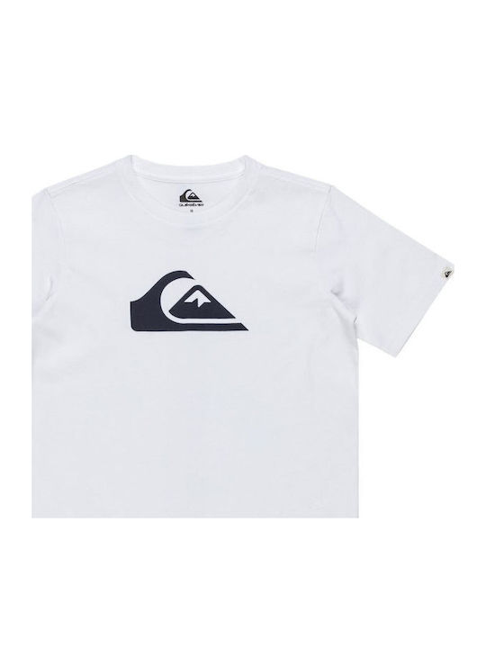 Quiksilver Детска тениска White Comp Logo