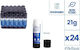 Κόλλα Στικ S038 Διάφανη 21gr Glue Stick Bebasic
