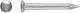 Cuie Lux 0 Φ1.5x15mm Argintiu 100 Bucăți