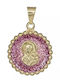 Pendente Παναγία K9 Roségold Emaille 036092 036092 Halskette 9 Karate