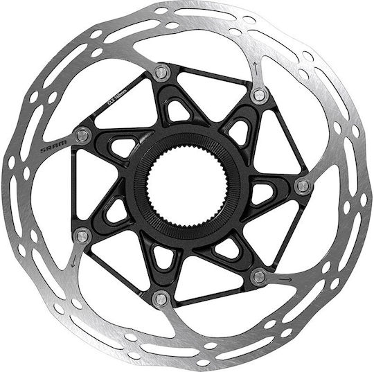 Δισκος Sram Centerline 2 Piece Centerlock 160mm Black Rounded Includes Lockring