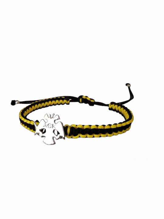 Bratara Macrame Dublu Cap Argint 925 Gravatație AEK