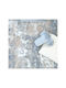 Ezzo Modern Bedroom Rugs Set Gray 12-9680BCD 3pcs