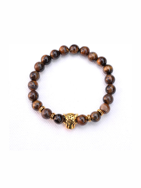 Herren Armband Halbedelsteine Tigerauge