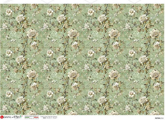 Decoupage Rice Paper Pattern 0261 A4 21x29.7cm