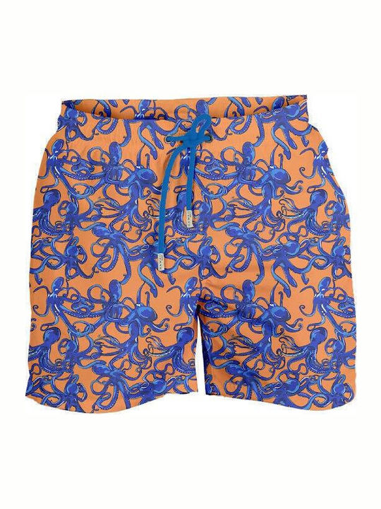 Hawaii Beach Men's Swimwear Shorts Orange