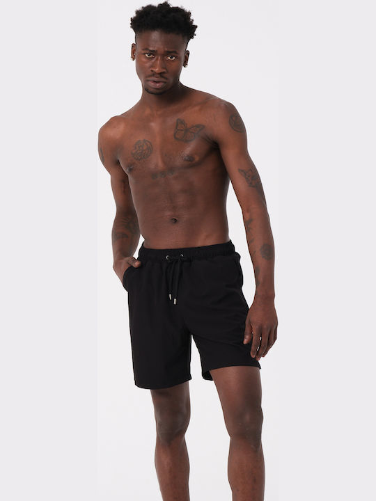 Hawaii Beach Men's Swimwear Shorts Black
