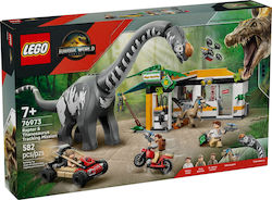 LEGO Jurassic World Мисия за Проследяване на Раптор и Титанозавър за Възраст 7+ Бройки 582