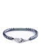 Armband Männer Edelstahl Stahl Hämatit & Handschellen Polizei Tribute 0230444301