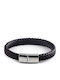 Männer Armbänder Edelstahl Stahl Leder 21 Zentimeter Tribute 0230445801