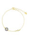 Gold Plated Silver 925 Bracelet Eye-Cross Br21100062