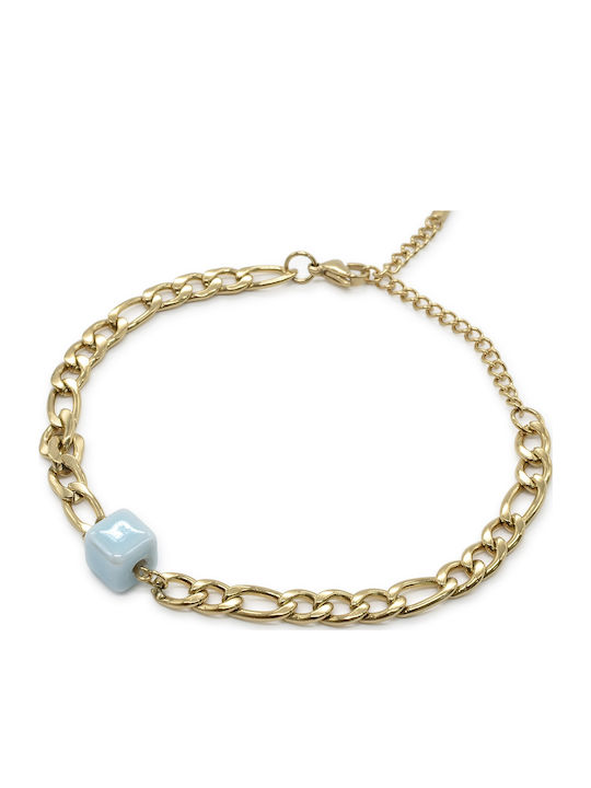 Amorino Armbänder Fußkettchen Stahl 4425-20 Gold