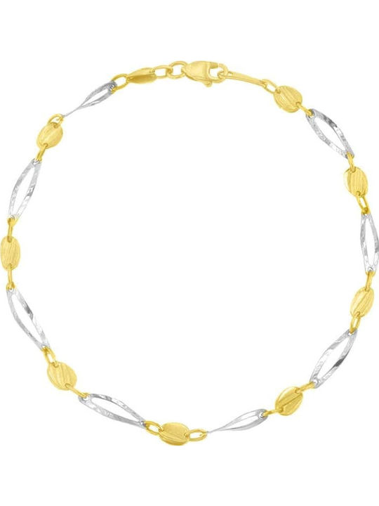 Yellow Gold Women's Bracelet 14K White Gold Br11400384